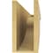 Ekena Millwork 6"W x 36"D x 12"H Thin Del Monte Rough Cedar Woodgrain TimberThane Corbel, Primed Tan CORUR06X36X12DELRCPR - alternate 4